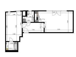 Pronájem bytu 2+kk, Praha - Pitkovice, K dálnici, 54 m2