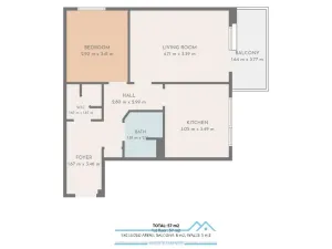 Pronájem bytu 2+1, Znojmo, Holandská, 56 m2