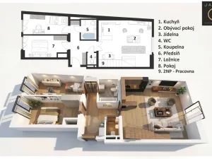 Prodej bytu 4+kk, Praha - Holešovice, U průhonu, 106 m2