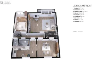 Prodej bytu 3+1, Ostrava, Krakovská, 75 m2
