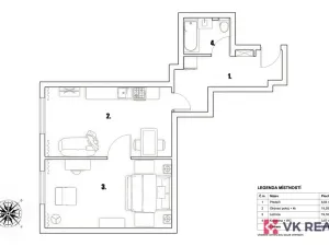 Prodej bytu 2+kk, Plzeň - Východní Předměstí, Jablonského, 50 m2