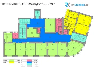 Pronájem ordinace, Frýdek-Místek - Frýdek, tř. T. G. Masaryka, 153 m2