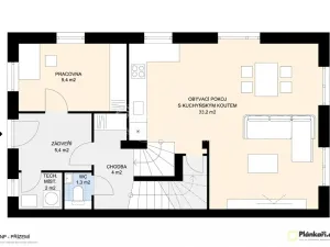 Pronájem rodinného domu, Nelahozeves - Lešany, V Cihelnách, 124 m2