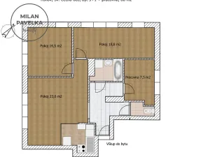 Prodej bytu 3+1, Tišnov, Sv. Čecha, 88 m2