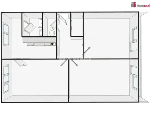 Prodej bytu 3+1, Břeclav, Slovácká, 72 m2