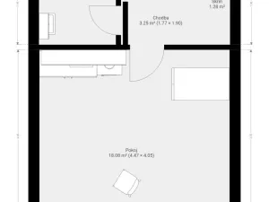 Pronájem bytu 1+kk, Brno - Černá Pole, Erbenova, 25 m2