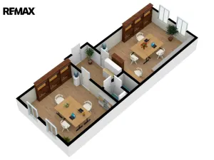 Pronájem kanceláře, Hradec Králové, Československé armády, 60 m2