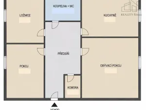 Pronájem bytu 3+1, Průhonice, Na Sídlišti III, 66 m2
