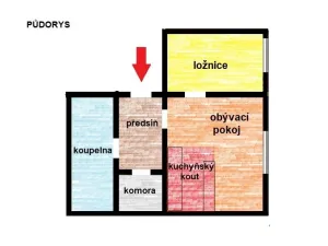 Pronájem bytu 2+kk, Kladno - Dubí, 54 m2