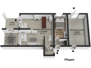 Prodej chaty, Nebovidy, 98 m2