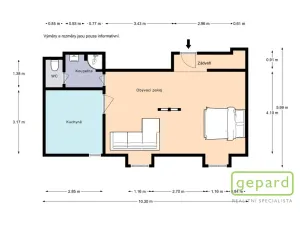 Prodej bytu 1+1, Praha, Čestmírova, 48 m2