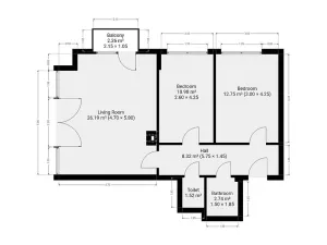 Pronájem bytu 3+kk, Praha - Michle, U michelského mlýna, 63 m2