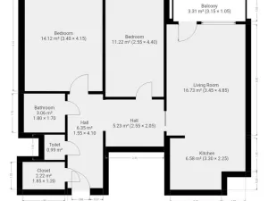 Pronájem bytu 3+kk, Praha - Hodkovičky, Pod lysinami, 67 m2