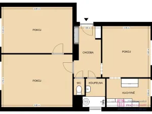 Pronájem bytu 3+1, Bořetice, 79 m2