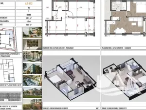 Prodej bytu 2+kk, Golem, Albánie, Mali i Robit, 56 m2