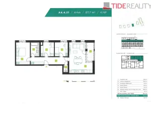 Prodej bytu 4+kk, Beroun, okres beroun, Na Máchovně, 94 m2