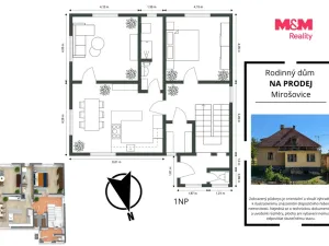 Prodej chalupy, Rataje nad Sázavou - Mirošovice, 210 m2