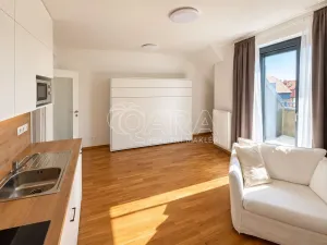 Pronájem bytu 1+kk, Praha - Radlice, Na Farkáně I, 28 m2