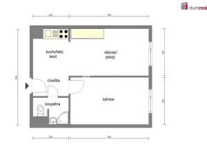Prodej bytu 2+kk, Neratovice, Kojetická, 39 m2