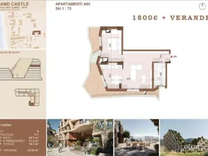 Prodej bytu 2+kk, Shengjin, Albánie, 39 m2