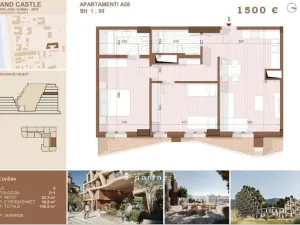 Prodej bytu 2+kk, Shengjin, Albánie, 39 m2