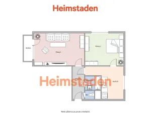 Pronájem bytu 2+1, Havířov - Město, Hakenova, 52 m2