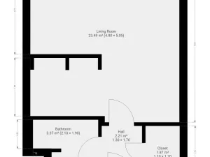 Pronájem bytu 1+kk, Praha - Libeň, Kovanecká, 32 m2