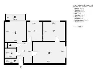 Prodej bytu 3+1, Ostrava - Bělský Les, Bohumíra Četyny, 64 m2