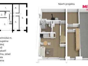 Prodej rodinného domu, Staré Hodějovice, Kohoutova, 189 m2