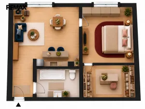 Prodej bytu 1+1, Písek - Budějovické Předměstí, třída Přátelství, 42 m2