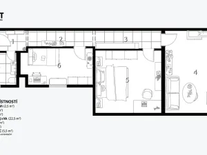 Prodej bytu 2+kk, Brno, Elgartova, 73 m2