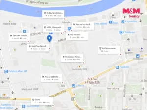 Prodej bytu 2+1, Pardubice - Zelené Předměstí, nábřeží Závodu míru, 53 m2