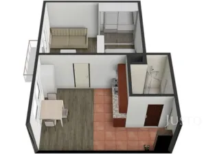 Pronájem bytu 1+1, Písek - Budějovické Předměstí, třída Přátelství, 38 m2