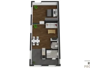 Pronájem bytu 2+kk, Vidnava, Fojtství, 58 m2