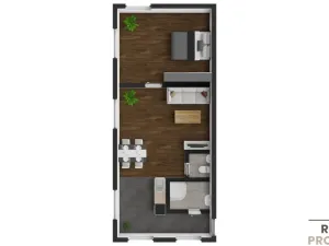 Pronájem bytu 2+kk, Vidnava, Fojtství, 58 m2