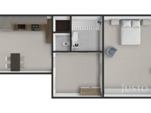 Pronájem bytu 1+1, Praha - Strašnice, Kounická, 49 m2