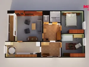 Prodej bytu 3+1, Ústí nad Labem - Krásné Březno, Dvojdomí, 71 m2