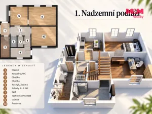 Prodej rodinného domu, Štětí, Komenského, 120 m2