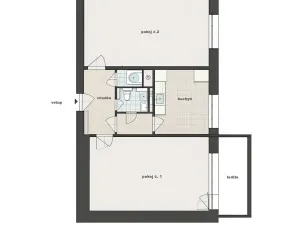 Pronájem bytu 2+1, Ostrava, Čkalovova, 60 m2