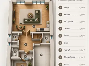 Prodej rodinného domu, Říčany, Vltavská, 111 m2