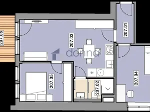 Pronájem bytu 3+kk, Praha, Elišky Přemyslovny, 53 m2