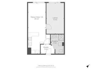 Prodej bytu 2+kk, Unhošť, Na Čeperce, 45 m2