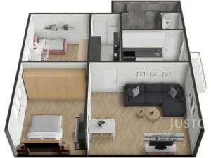 Prodej bytu 3+1, Písek - Budějovické Předměstí, Harantova, 75 m2