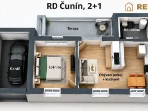 Prodej rodinného domu, Konice - Čunín, 97 m2