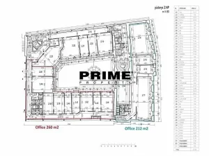 Pronájem kanceláře, Praha - Nové Město, Soukenická, 212 m2