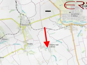 Pronájem komerčního pozemku, Vážany nad Litavou, 2428 m2