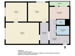 Prodej bytu 3+1, Chrudim, Na Větrníku, 72 m2