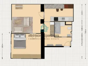 Pronájem bytu 2+1, České Budějovice - České Budějovice 6, Čechova, 58 m2