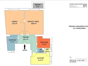 Prodej bytu 3+1, Brno, 80 m2