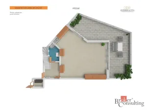Prodej bytu 3+kk, Praha - Suchdol, Suchdolské náměstí, 101 m2